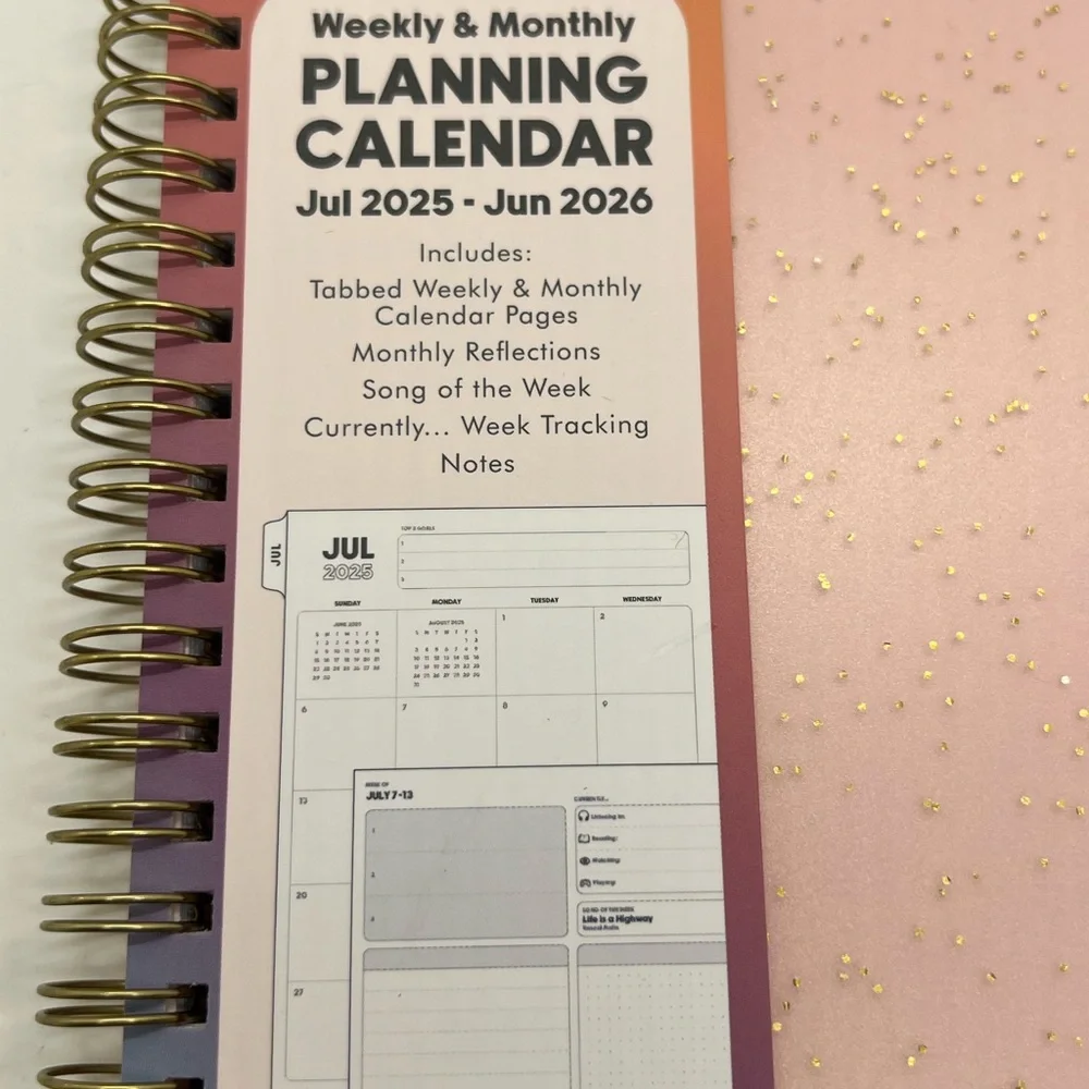 NWT Blue Sky Academic Year Weekly and Monthly Planner Calendar 5.8